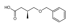 (S)-4-(Benzyloxy)-3-methylbutanoic acid Structure