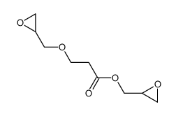 oxiranylmethyl 3-(oxiranylmethoxy)propionate Structure