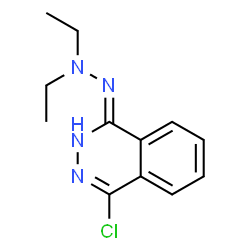 4-Chloro-1(2H)-phthalazinone diethyl hydrazone结构式