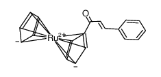 3-phenyl-1-ruthenocenyl-2-propen-1-one Structure