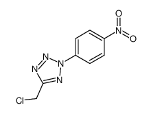 5-(Chloromethyl)-2-(4-nitrophenyl)-2H-tetrazole结构式