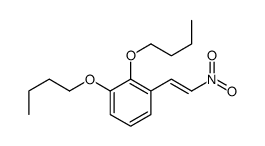 1,2-dibutoxy-3-(2-nitroethenyl)benzene Structure