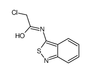 N-(2,1-benzothiazol-3-yl)-2-chloroacetamide Structure