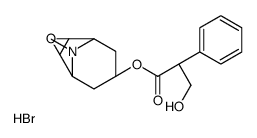 (1α,2β,4β,5α,7β)-()-9-methyl-3-oxa-9-azatricyclo[3.3.1.02,4]non-7-yl (hydroxymethyl)phenylacetate hydrochloride picture