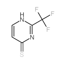 2-(三氟甲基)嘧啶-4(1H)-硫酮结构式