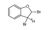 trans-2,3-Dibromo-3-deuterio-2,3-dihydrobenzofuran结构式