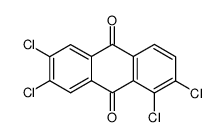 1,2,6,7-tetrachloro-anthraquinone结构式