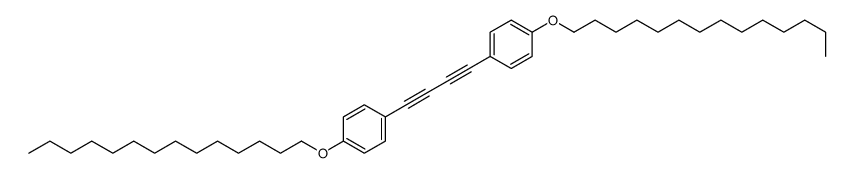 1-tetradecoxy-4-[4-(4-tetradecoxyphenyl)buta-1,3-diynyl]benzene结构式