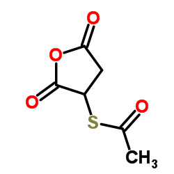 S-乙酰巯基丁二酸酐结构式