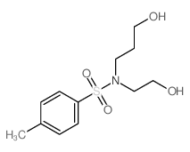 Benzenesulfonamide,N-(2-hydroxyethyl)-N-(3-hydroxypropyl)-4-methyl-结构式