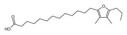 13-(3,4-dimethyl-5-propylfuran-2-yl)tridecanoic acid结构式