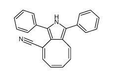 1,3-diphenyl-2H-cycloocta[c]pyrrole-4-carbonitrile Structure