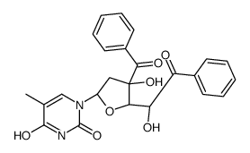 3'',5''-Dibenzoylthymidine Structure