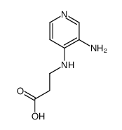 N-(3-aminopyridin-4-yl)-β-alanine结构式