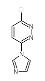 3-氯-6-(1H-咪唑并L-1-基)哒嗪结构式
