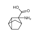 Tricyclo[2.2.1.02,6]heptane-3-carboxylic acid, 3-amino- (9CI) structure