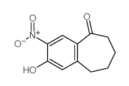 10-hydroxy-9-nitro-bicyclo[5.4.0]undeca-7,9,11-trien-6-one结构式
