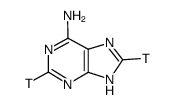 ADENINE, [2,8-3H] Structure