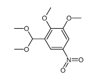 2,3-dimethoxy-5-nitro-benzaldehyde dimethylacetal结构式