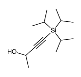 4-triisopropylsilyl-3-butyn-2-ol结构式