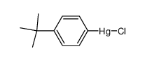 1-chloromercurio(4-tert-butylbenzene)结构式