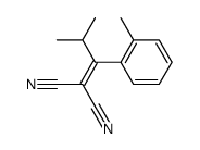 2-methyl-1-(o-tolyl)-propylidenemalononitrile Structure