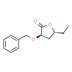 2(3H)-Furanone,5-ethyldihydro-3-(phenylmethoxy)-,(3R,5R)-rel-(9CI)结构式