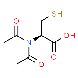 N,N-diacetylcysteine Structure