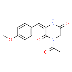 1-ACETYL-3-[(4-METHOXYPHENYL)METHYLENE]TETRAHYDRO-2,5-PYRAZINEDIONE picture