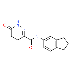 3-Pyridazinecarboxamide,N-(2,3-dihydro-1H-inden-5-yl)-1,4,5,6-tetrahydro-6-结构式