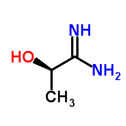 (R)-2-hydroxypropanimidamidehydrochloride structure