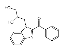 [1-(2,3-dihydroxypropyl)benzimidazol-2-yl]-phenylmethanone Structure