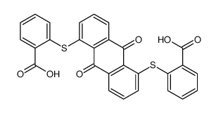 2,2'-[(9,10-dihydro-9,10-dioxo-1,5-anthrylene)bis(thio)]bisbenzoic acid结构式