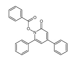 1-benzoyloxy-4,6-diphenyl-2-pyridone结构式