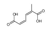 2-methylhexa-2,4-dienedioic acid Structure