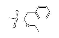 methyl (α-ethoxy-β-phenylethyl)sulphone Structure