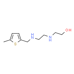 Ethanol, 2-[[2-[[(5-methyl-2-thienyl)methyl]amino]ethyl]amino]- (9CI) Structure