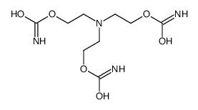 2-[bis(2-carbamoyloxyethyl)amino]ethyl carbamate Structure