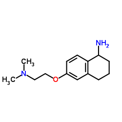6-[2-(Dimethylamino)ethoxy]-1,2,3,4-tetrahydro-1-naphthalenamine Structure