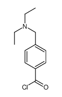 4-(diethylaminomethyl)benzoyl chloride Structure