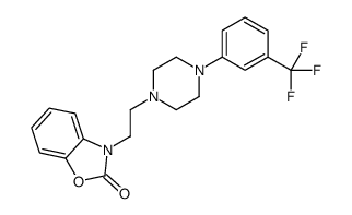 3-[2-[4-[3-(trifluoromethyl)phenyl]piperazin-1-yl]ethyl]benzooxazol-2- one结构式