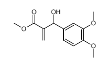 Methyl 3-(3,4-dimethoxyphenyl)-3-hydroxy-2-methylenepropanoate Structure