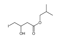 2-methylpropyl 3-hydroxy-4-iodobutanoate Structure