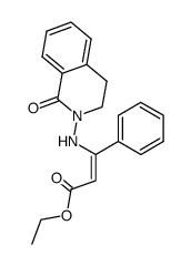 ethyl β[(1-oxo-3,4-dihydro-2H-isoquinolyl)amino]cynnamate结构式