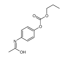 (4-acetamidophenyl) propyl carbonate结构式