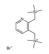 trimethyl[[2-[(trimethylsilyl)methyl]pyridin-3-yl]methyl]ammonium bromide Structure