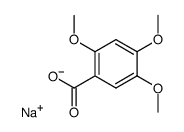 sodium 2,4,5-trimethoxybenzoate结构式