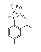 2-ethyl-4-fluorophenyl trifluoromethanesulfonate Structure