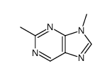 9H-Purine, 2,9-dimethyl- (9CI) structure
