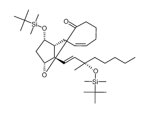 (15S)-15-methyl-PGF2α 1,11-lactone 9,15-bis(tert-butyldimethylsilyl ether) Structure